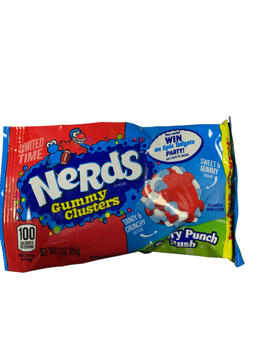 Nerds Gummy Clusters Berry Punch Rush Share Pack 30G - U.S Edition