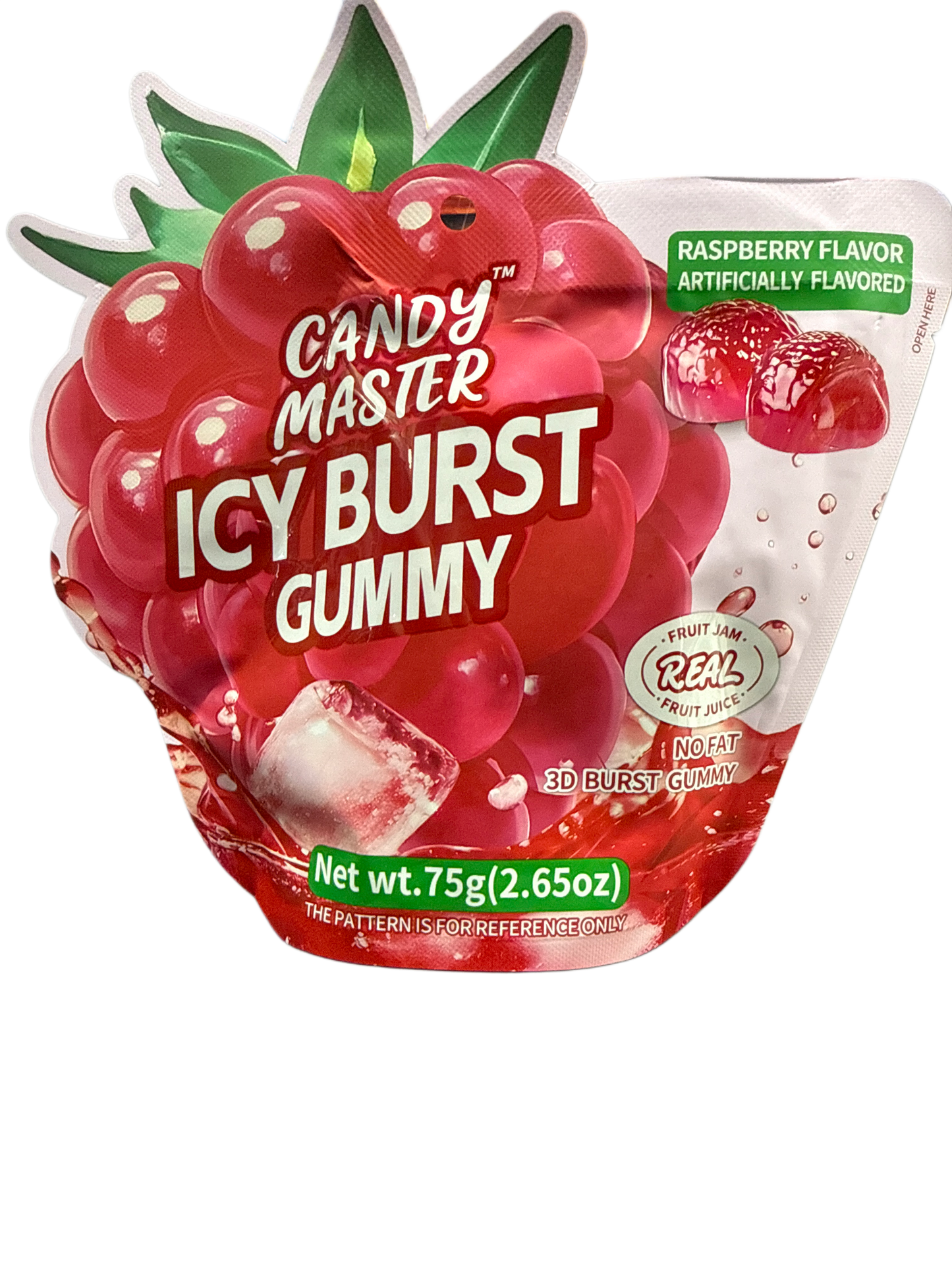 Peel & Pop Raspberry Burst Gummies 75G - China Edition