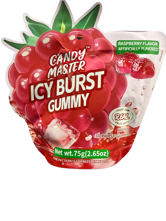 Peel & Pop Raspberry Burst Gummies 75G - China Edition