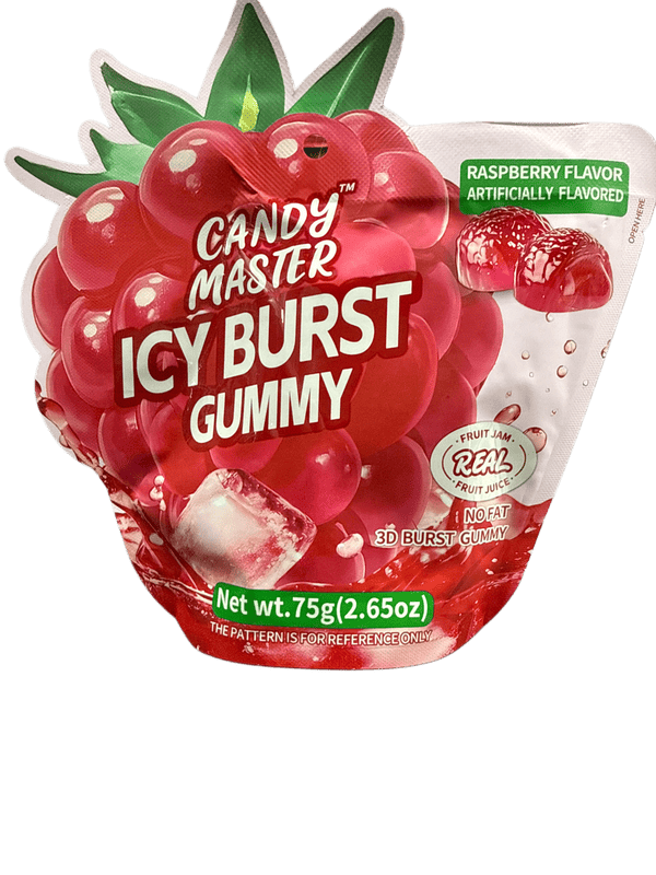 Peel & Pop Raspberry Burst Gummies 75G - China Edition