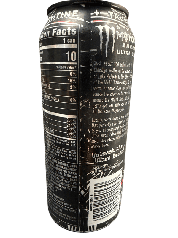 Monster Energy Ultra Black Drink 473ML - U.S Edition