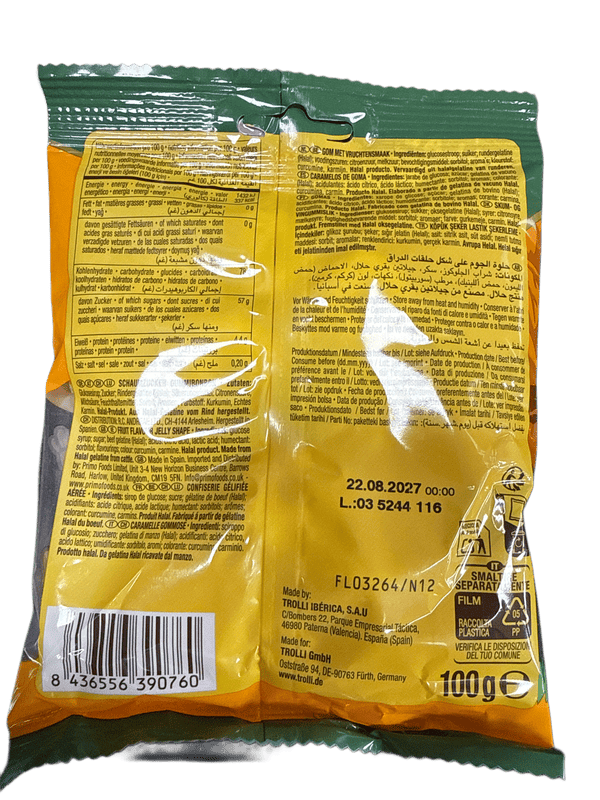 Trolli Peach Rings 100G - German Edition
