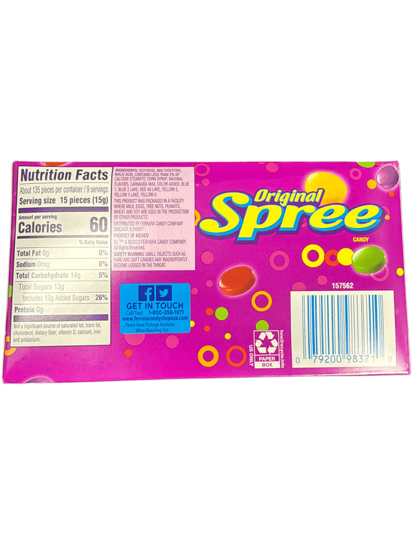 Spree Candy Theatre Box 141G - U.S Edition