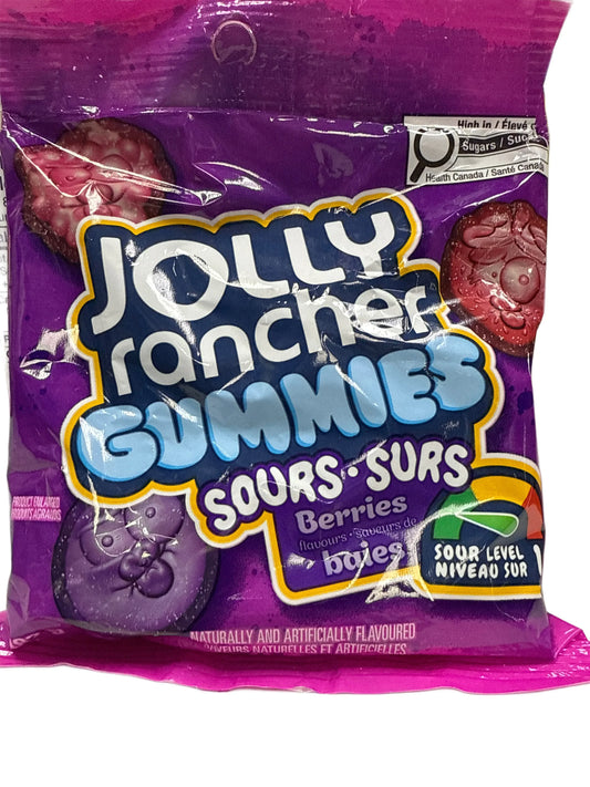 Jolly Rancher Gummies Sour Berries Flavour 182G - Canadian Edition