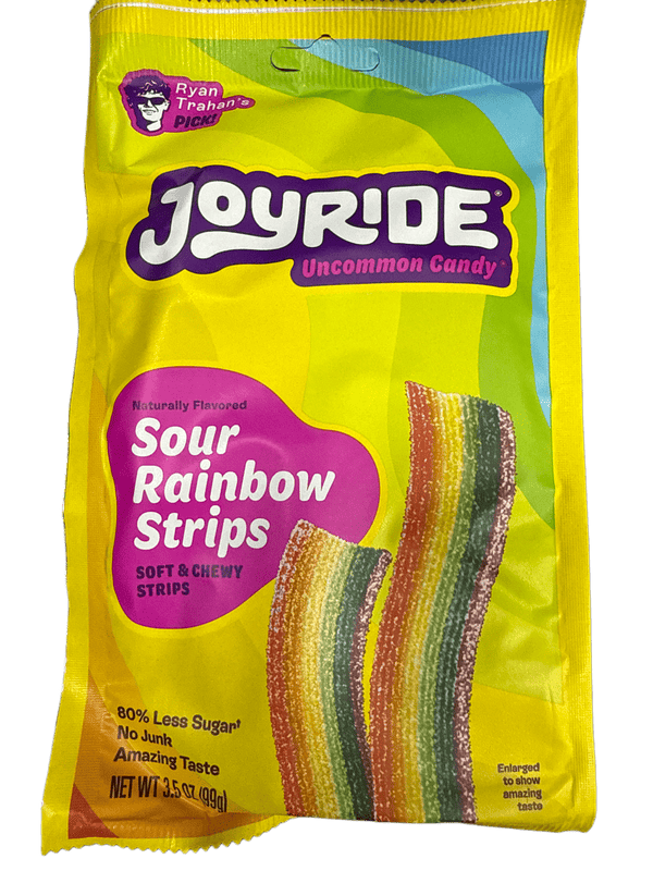 Joyride Sour Rainbow Strips Candy 99G - U.S Edition