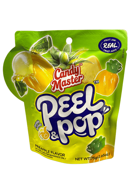 Peel & Pop Peelable Pineapple Gummies 75G - China Edition