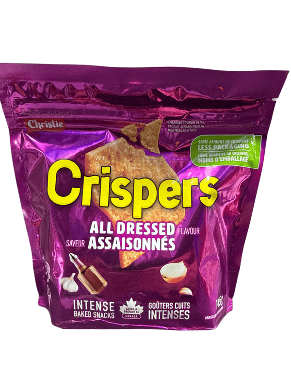Crispers All Dressed Baked Crisps 145G - Canadian Edition