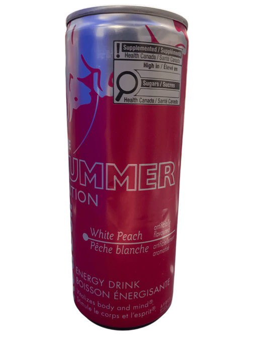 Red Bull Summer Edition White Peach Flavour 250ML - Canadian Edition