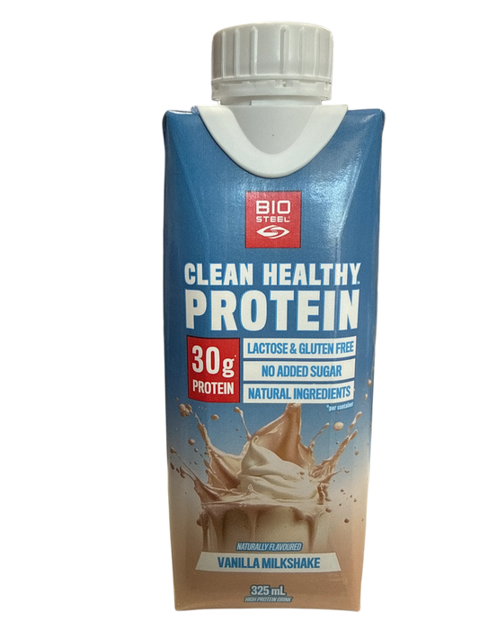 Bio Steel Vanilla Milkshake 30G Protein Shake 325ML - Canadian Edition