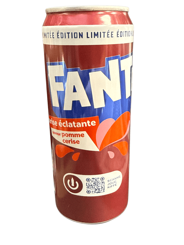 Fanta Limited Edition Apple Cherry Flavor 330ML - France Edition