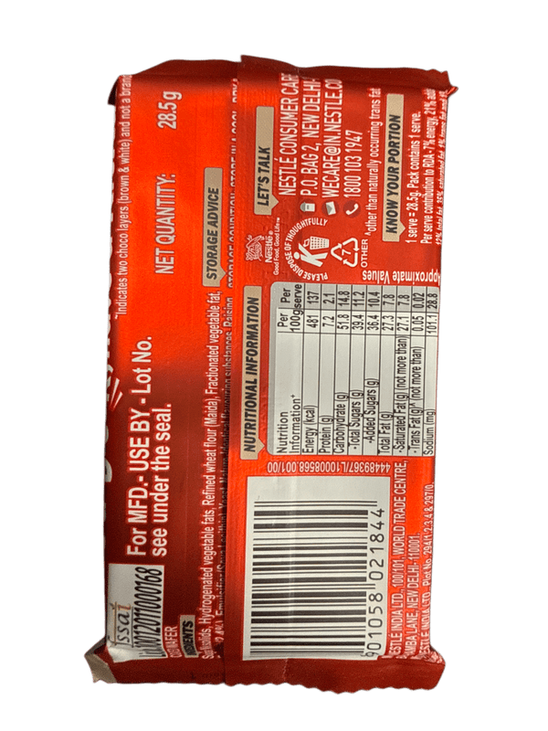 Kit Kit Duo Wafer Chocolate 28.5G - India Edition