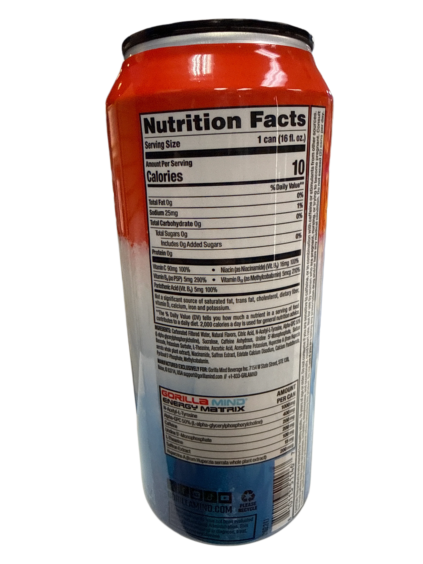 Gorilla Minds Bombsicle Energy Drink 473ML - International Edition