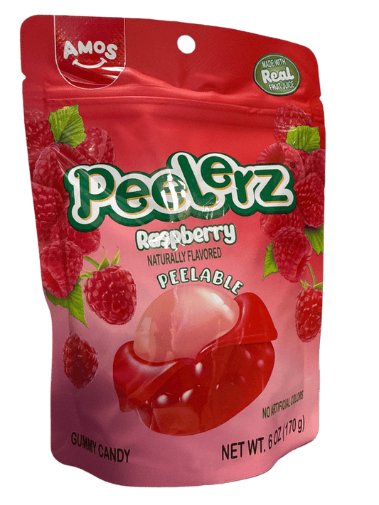 Peelerz Gummy Raspberry Peelable Candy 120G - U.S Edition