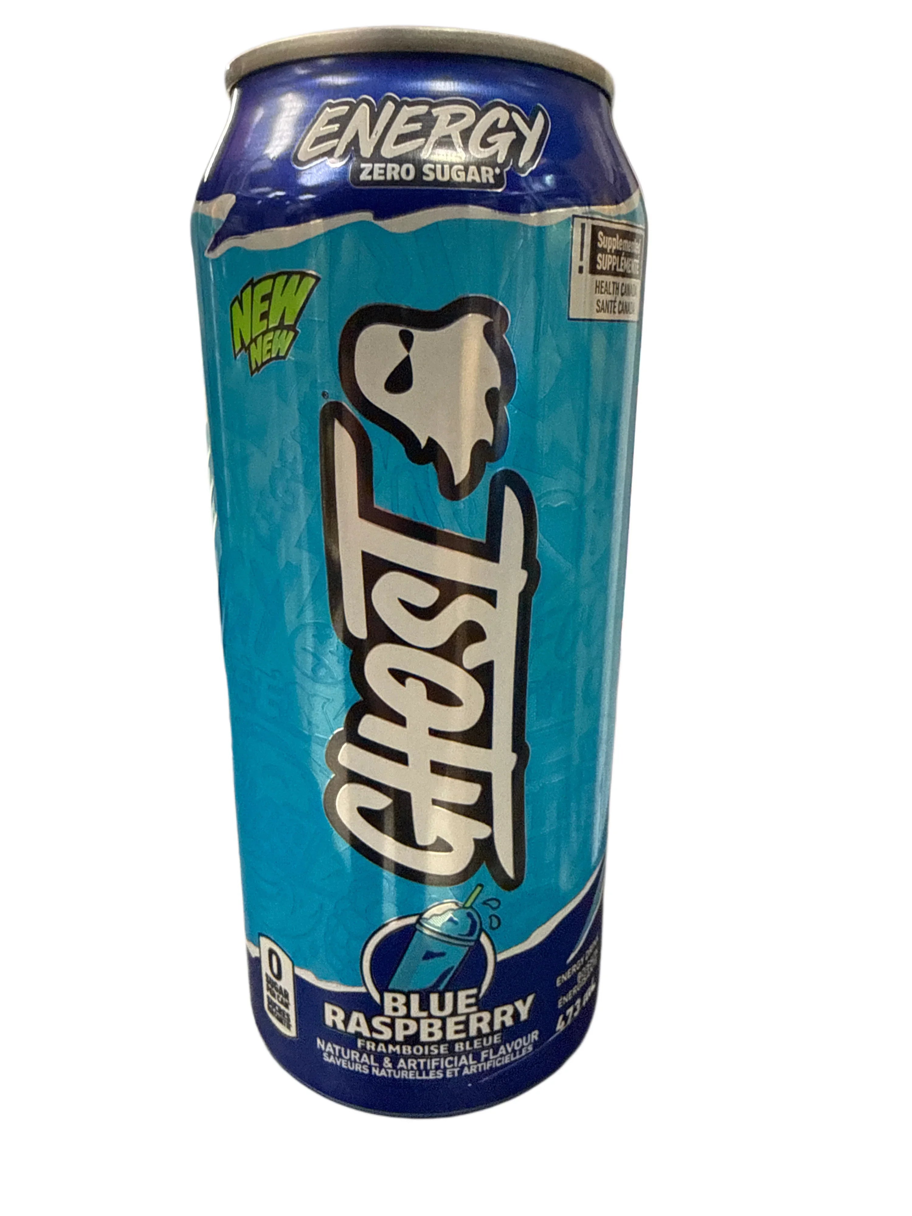 Ghost Blue Raspberry Energy Drink 473ML – Zero Sugar Canada