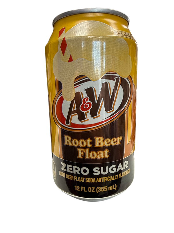 A & W Zero Sugar Root Beer Float 355ML - U.S Edition