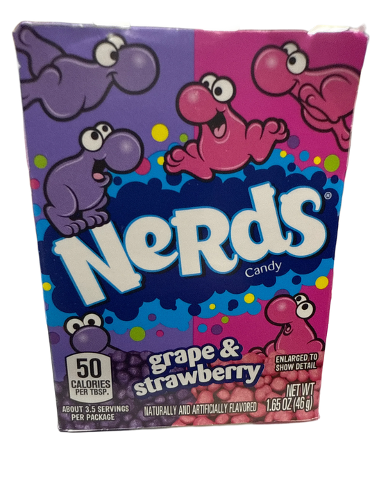 Nerds Grape And Strawberry Candy Box 46G - U.S Edition