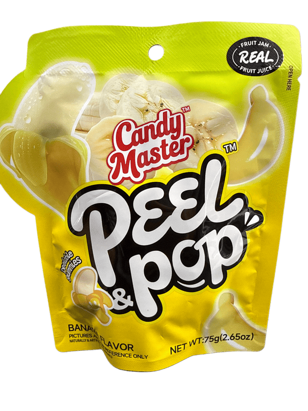 Peel & Pop Peelable Banana Gummies 75G - China Edition