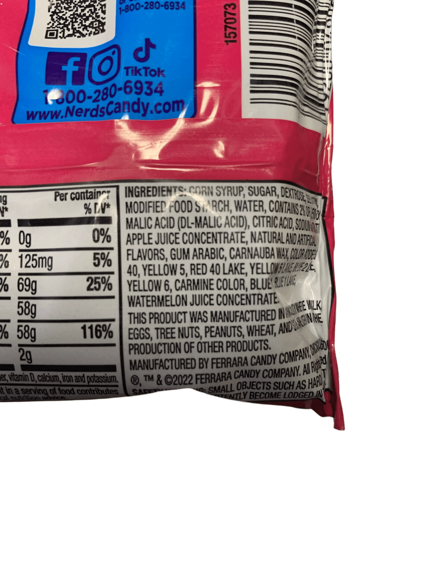 Nerds Gummy Clusters Berry Punch Rush Share Pack 30G - U.S Edition