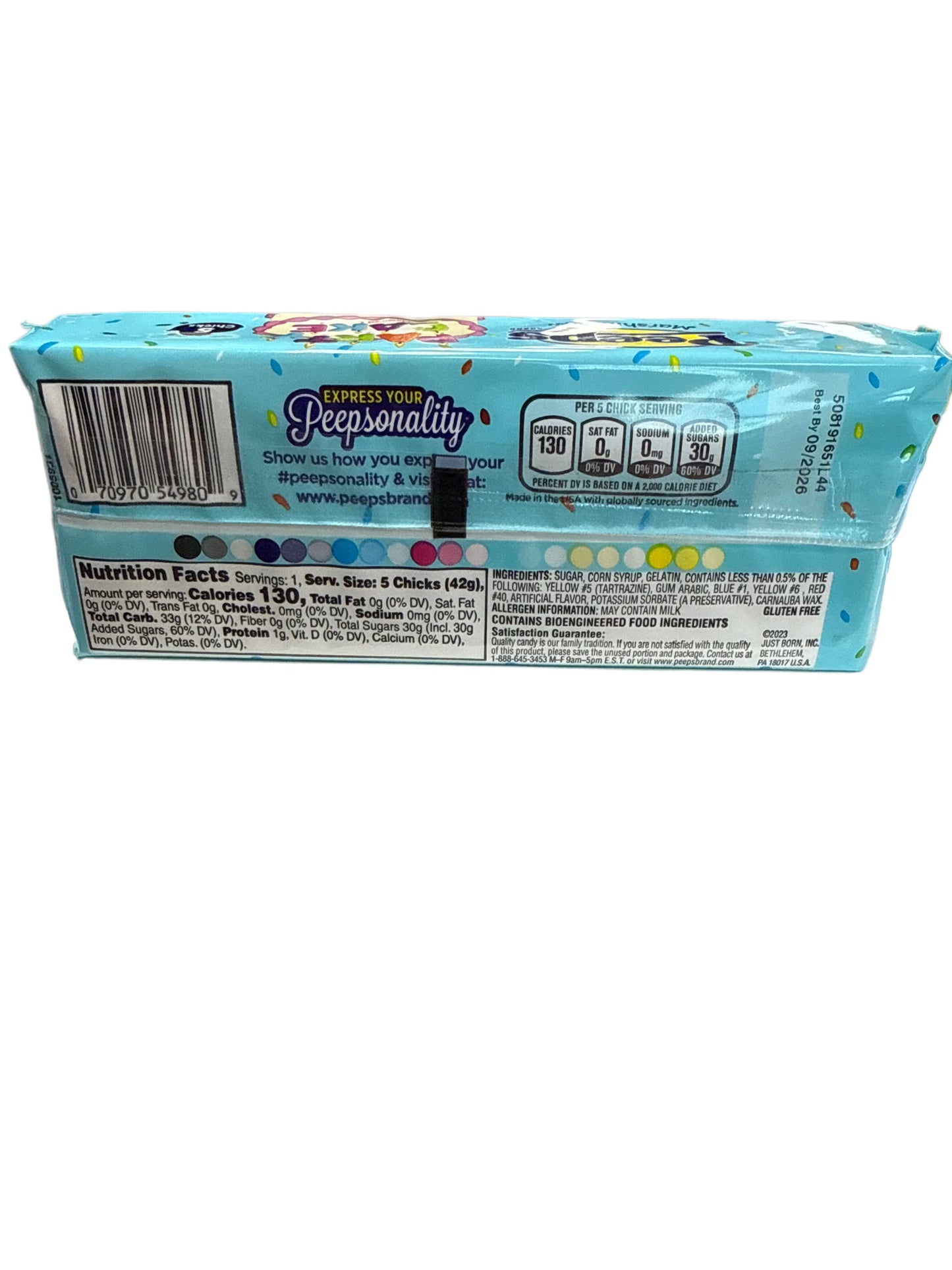 Peeps Party Cake Flavoured Easter Marshmallows 42G - U.S Edition