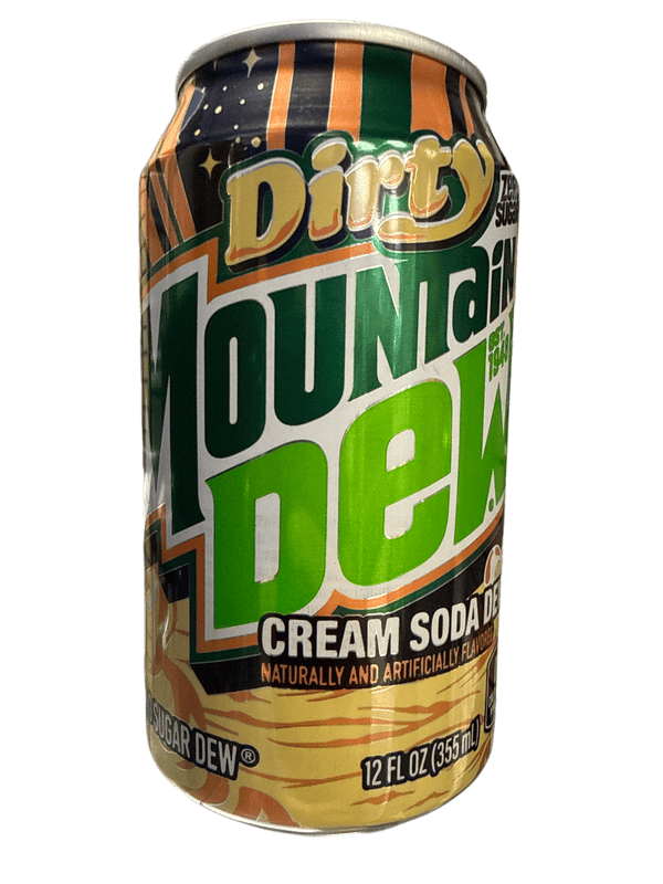 Mountain Dew Zero Sugar Dirty Cream Soda 355ML - U.S Edition