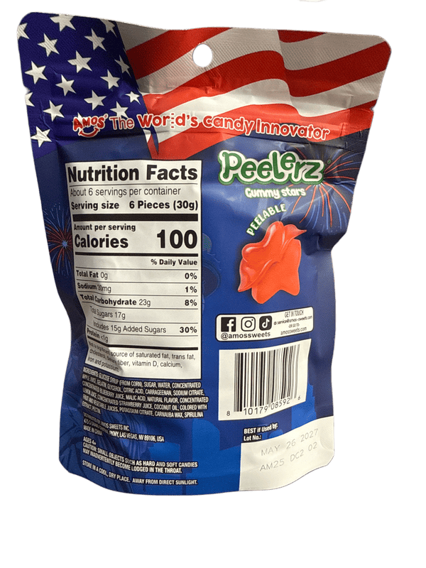 Peelerz Independence Day Stars 170G - U.S Edition