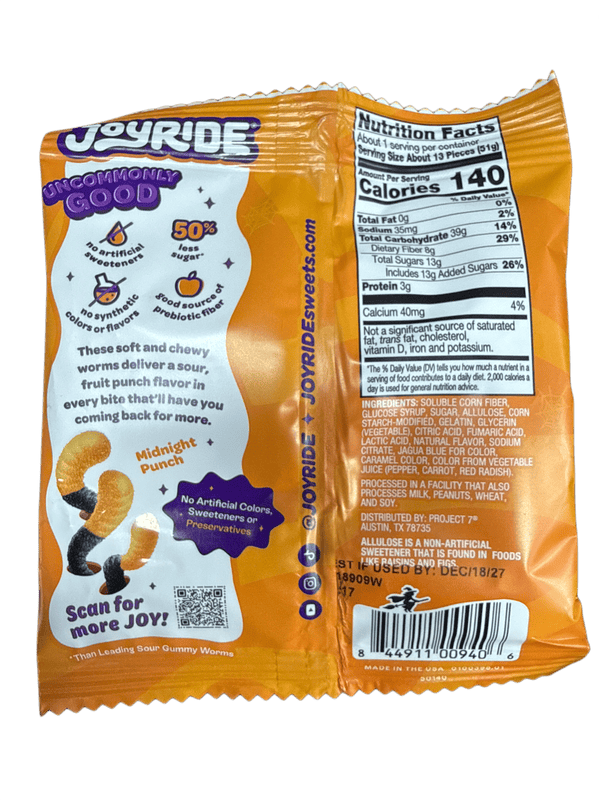 Joyride Midnight Punch Warped Wigglers 51G - U.S Edition
