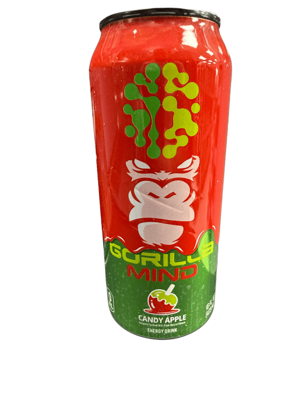 Gorilla Minds Candy Apple Energy Drink 473ML - International Edition