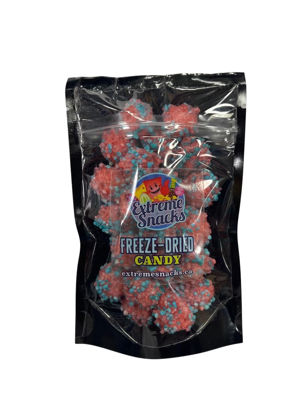 Extreme Snacks Freeze Dried Blue Gummy Clusters