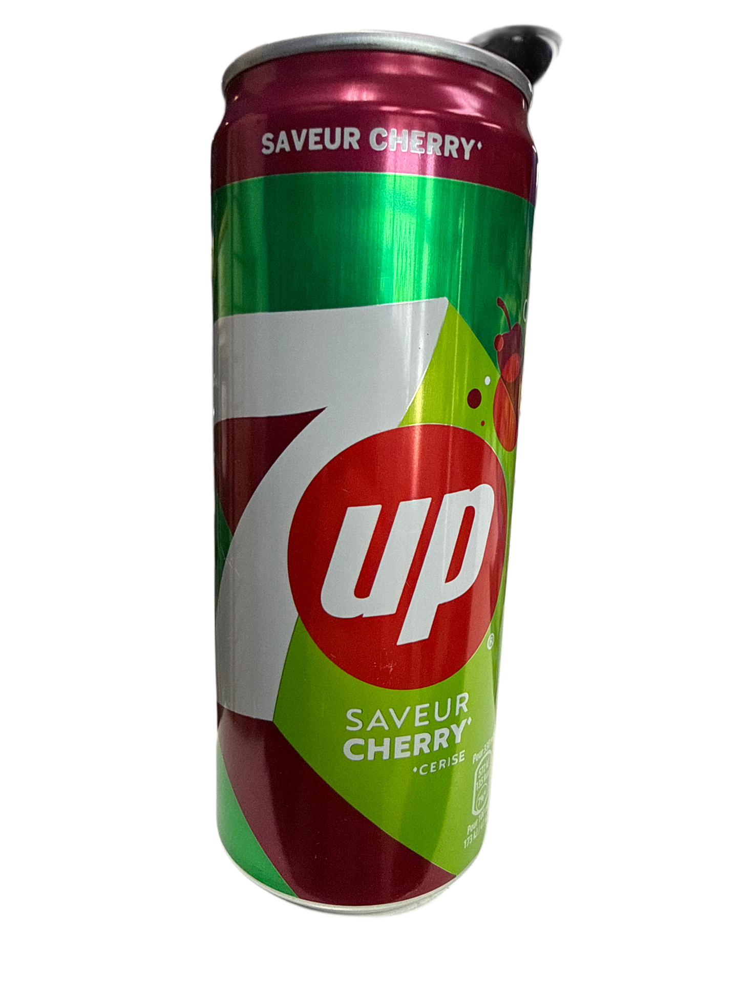 7UP Cherry Can 330ML - France Edition
