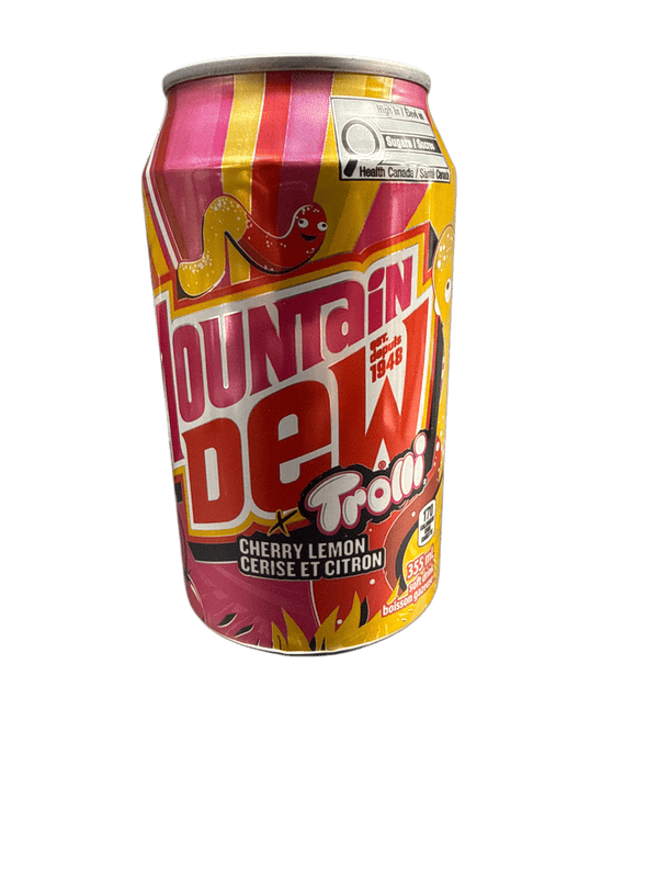 Mountain Dew Limited Edition Trolli Cherry Lemon Can 355ML - Canadian Edition