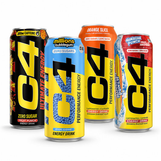 C4 Mystery 4 Pack Energy Drink Bundle