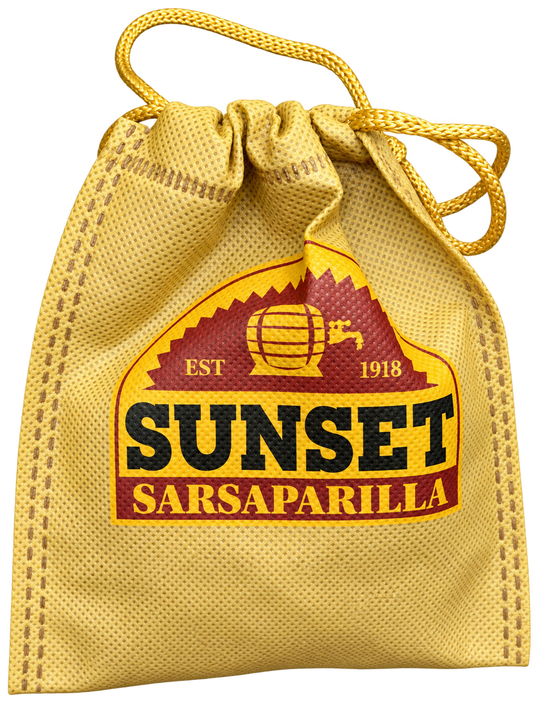 Jones Soda x Fallout Sunset Sarsaparilla Collectible Bag Set