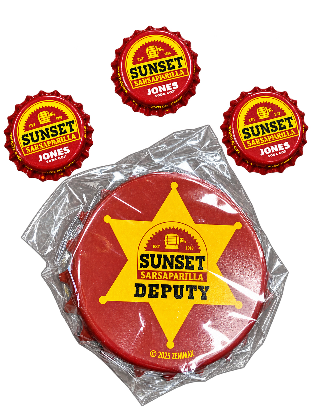 Jones Soda x Fallout Sunset Sarsaparilla Collectible Bag Set
