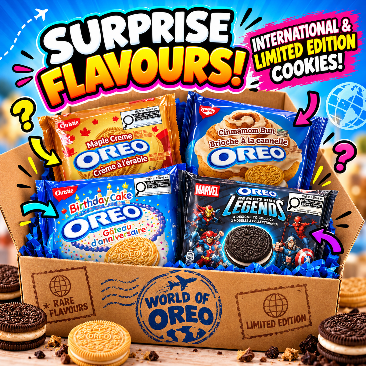 Extreme Mystery Cookie Bundle – 4 Surprise Cookie Packs