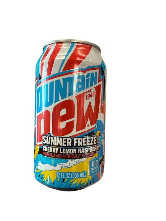 Mountain Dew Summer Freeze Can - 355 mL - U.S Edition