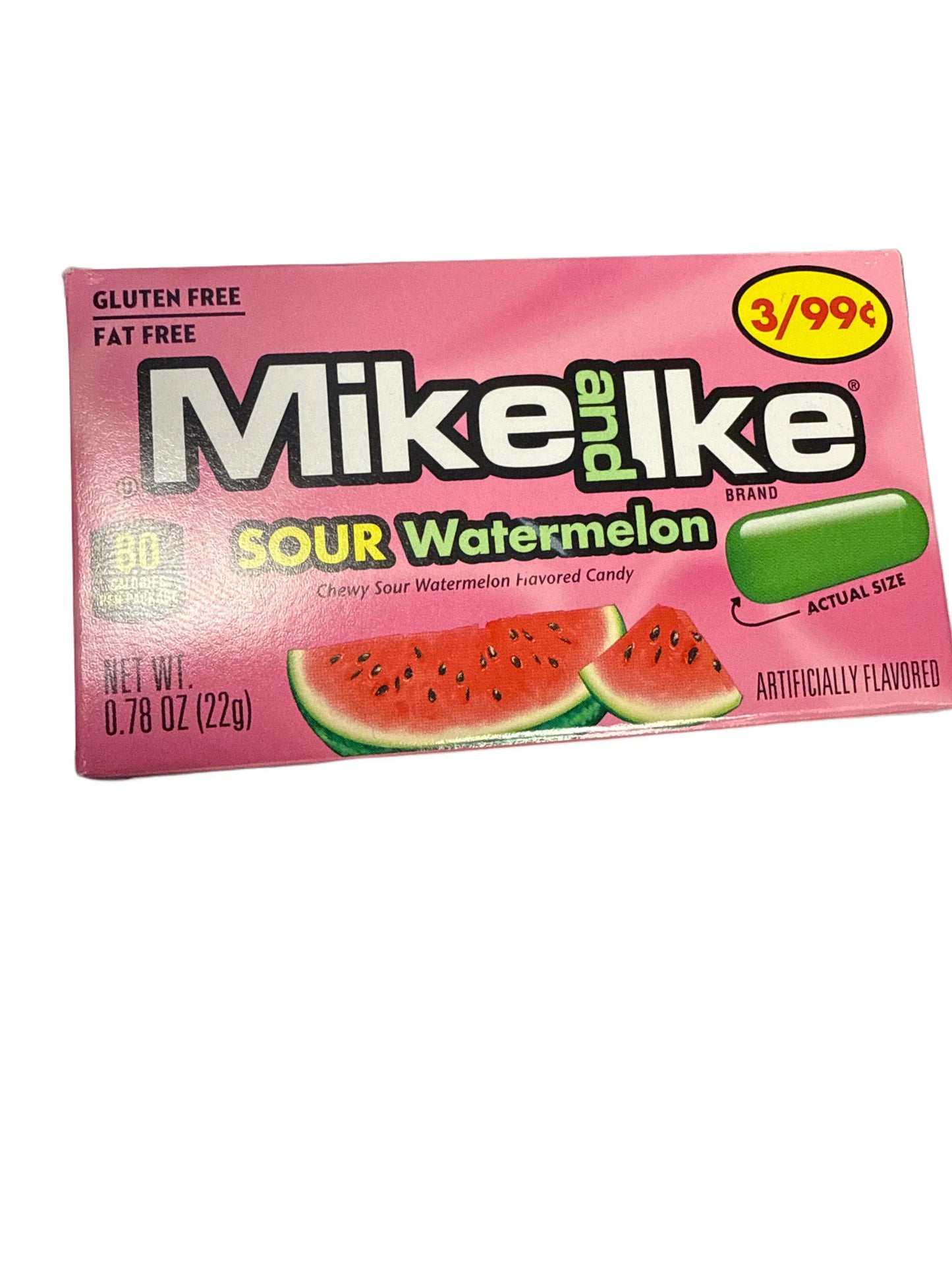 Mike And Ike Mini Theatre Box Sour Watermelon Flavour 22G - U.S Edition