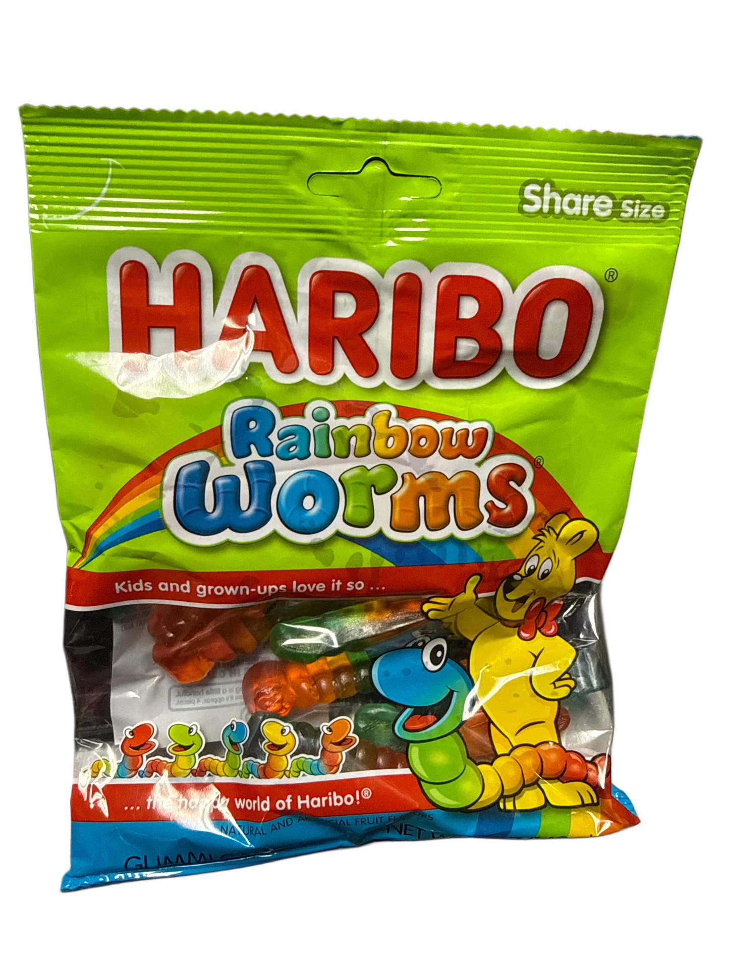Haribo Rainbow Worms Gummy Candy 142G - Germany Edition