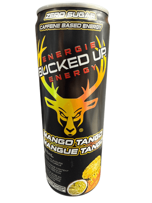 Bucked Up Zero Sugar Mango Tango Energy 355ML - International Edition