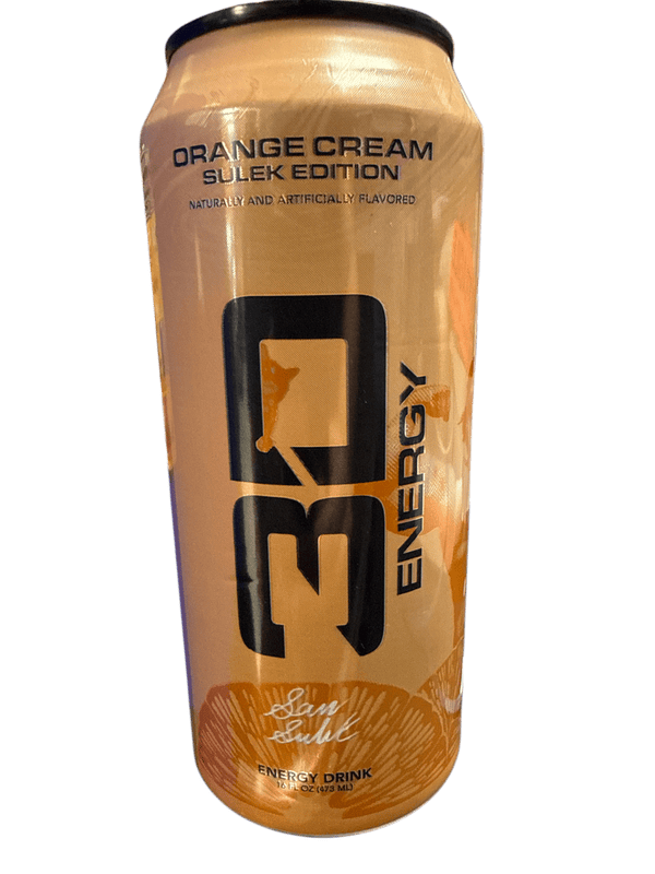 3D Energy Limited Edition Sam Sulek Orange Cream Energy 473ML - U.S Edition