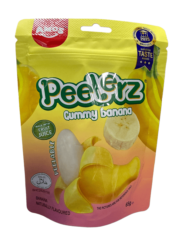 Peelerz Gummy Banana Peelable Candy 65G - German Edition