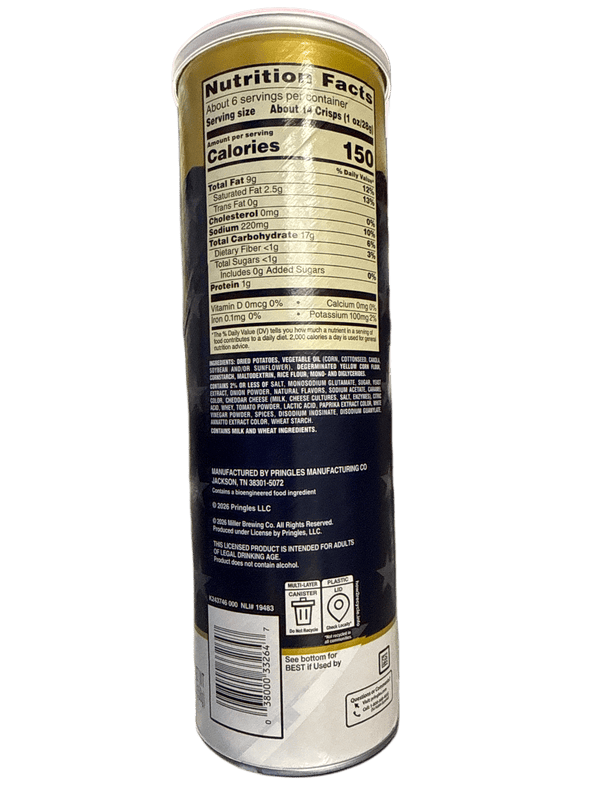 Pringles Limited Edition Beer Cheese Burger 158G - U.S Edition