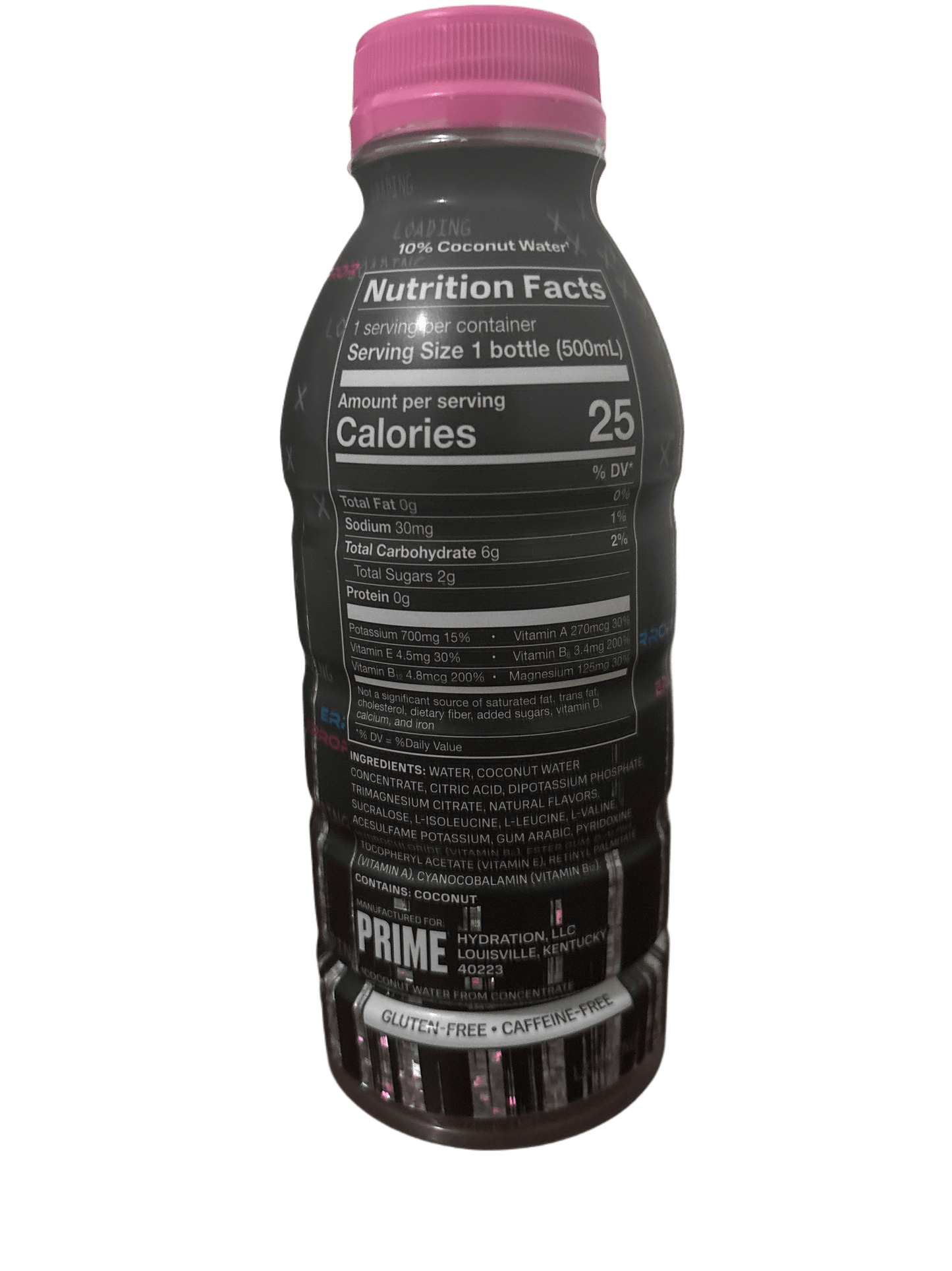 Prime Hydration Glitch Elixir Drink 500ML - Limited Edition