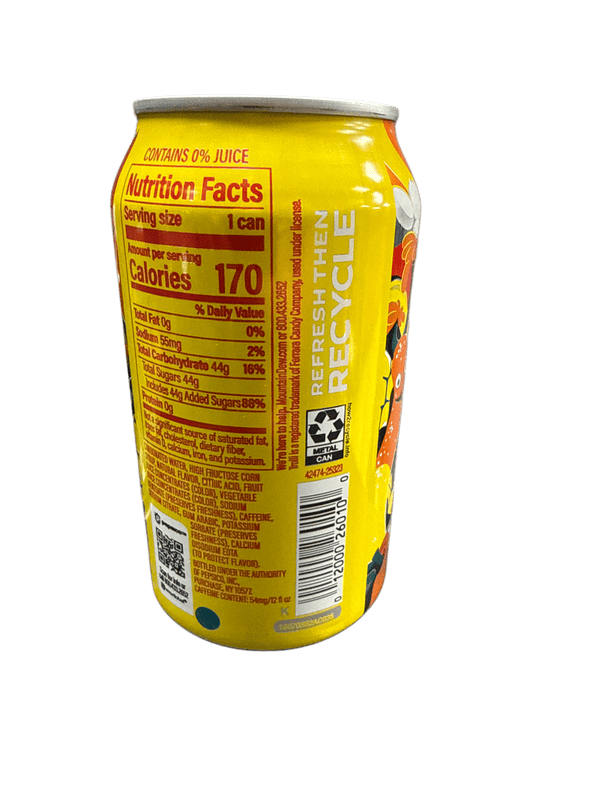 Mountain Dew Limited Edition Trolli Mango Pineapple Punch Can 355ML - U.S Edition
