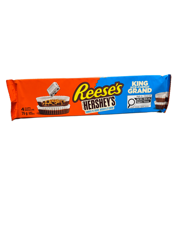 Reeses Hershey's Cookies And Cream Cups 79G - Canadian Edition