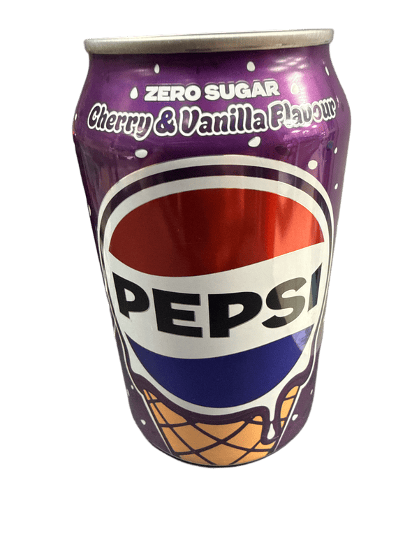 Pepsi Zero Sugar Cherry And Vanilla Can 355ML - U.K Edition