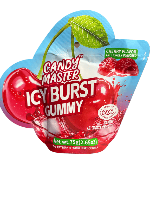 Peel & Pop Cherry Burst Gummies 75G - China Edition