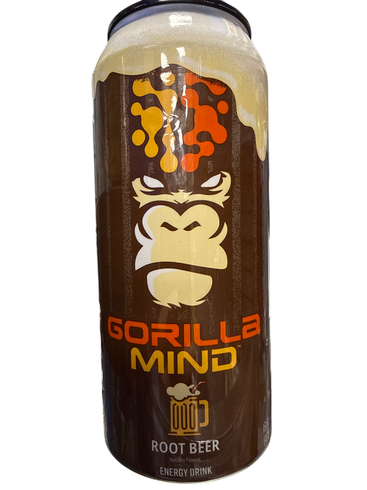 Gorilla Mind Zero Sugar Root Beer Energy Drink 473ML - International Edition