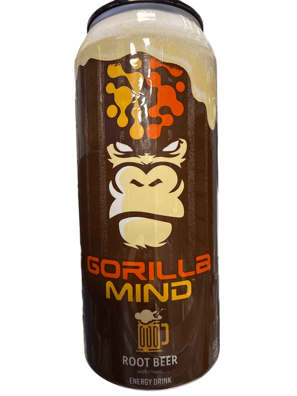 Gorilla Mind Zero Sugar Root Beer Energy Drink 473ML - International Edition