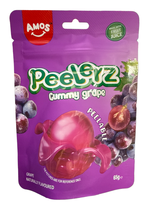 Peelerz Gummy Grape Peelable Candy 65G - German Edition