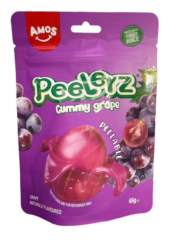Peelerz Gummy Grape Peelable Candy 65G - German Edition
